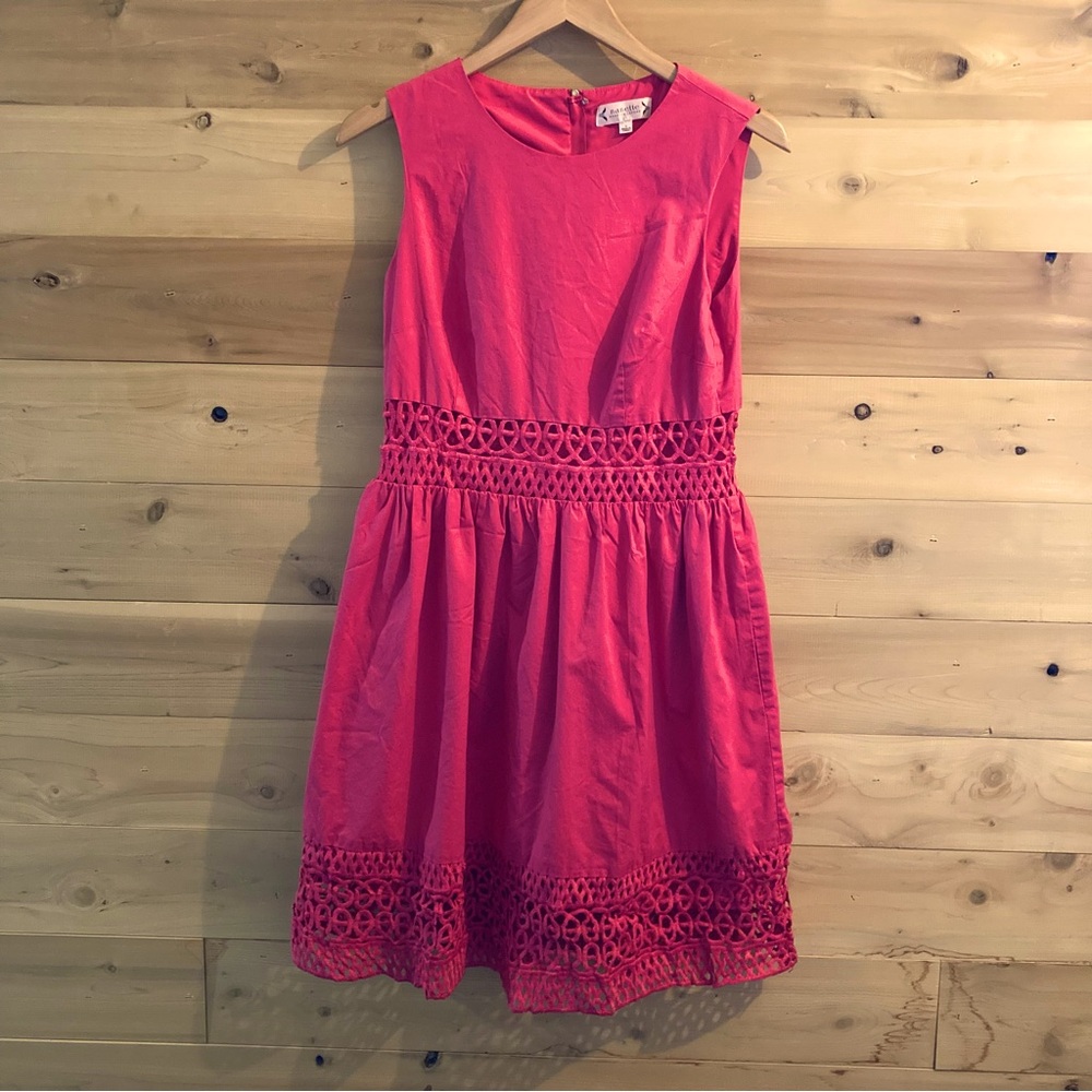 Nanette Lepore pink sleeveless dress with pockets